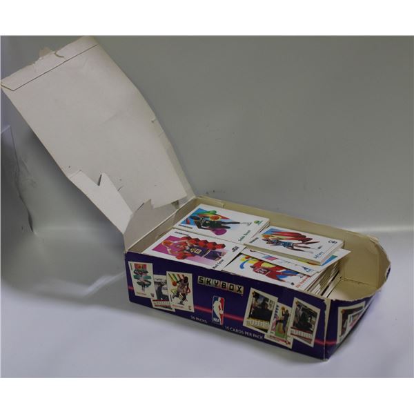 BOX FULL OF 1991 SKYBOX BASKETBALL CARDS
