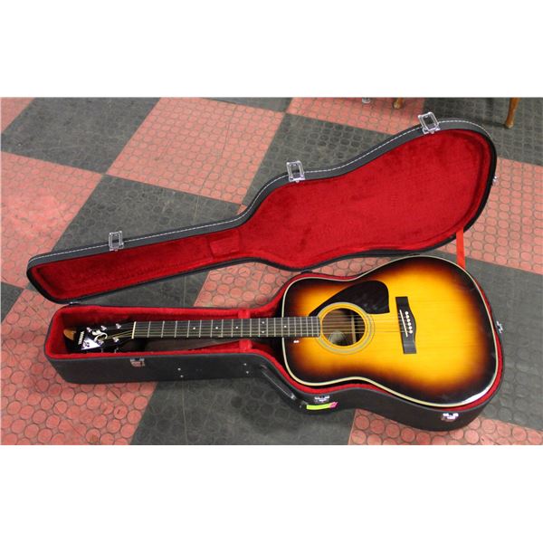 YAMAHA FG425 ACOUSTIC GUITAR W HARD CASE