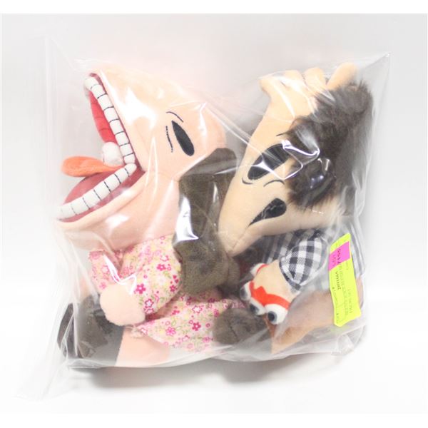 BEETLE JUICE PLUSH MAITLANDS FIGURE SET