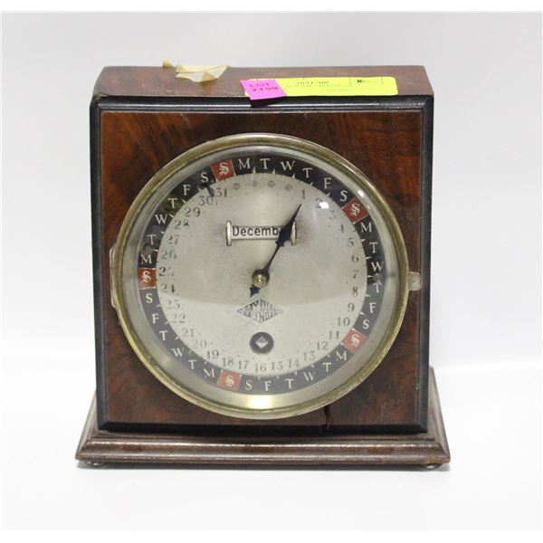 1900 DESK TOP MECHANICAL CALENDAR