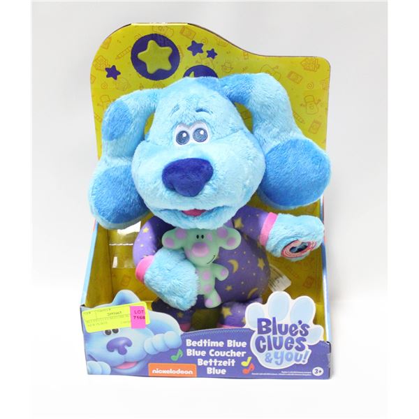 BLUES CLUES BEDTIME BLUE PLUSH NEW IN BOX