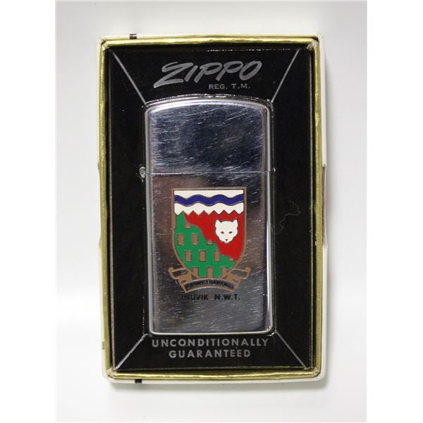 1950S INUVIK NWT ZIPPO LIGHTER W BOX