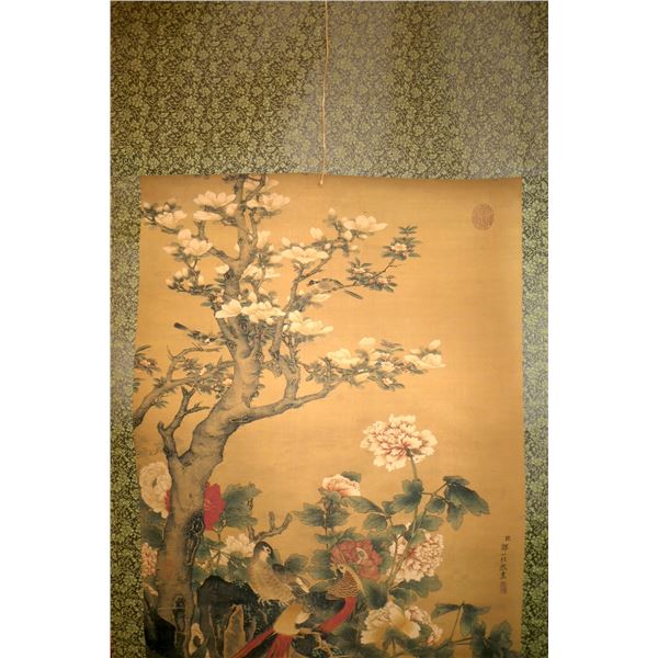 INK & COLOR ON PAPER SCROLL