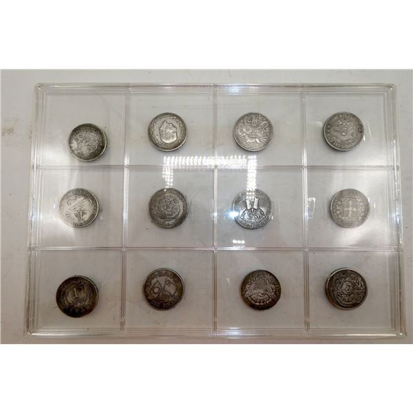 CASE OF VARIOUS REPUBLIC OF CHINA COINS