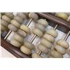 Image 4 : CELADON WHITE JADE BEADS WARLORDS ABACUS