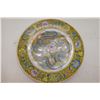 Image 1 : YELLOW GROUND FAMILLE ROSE PLATE