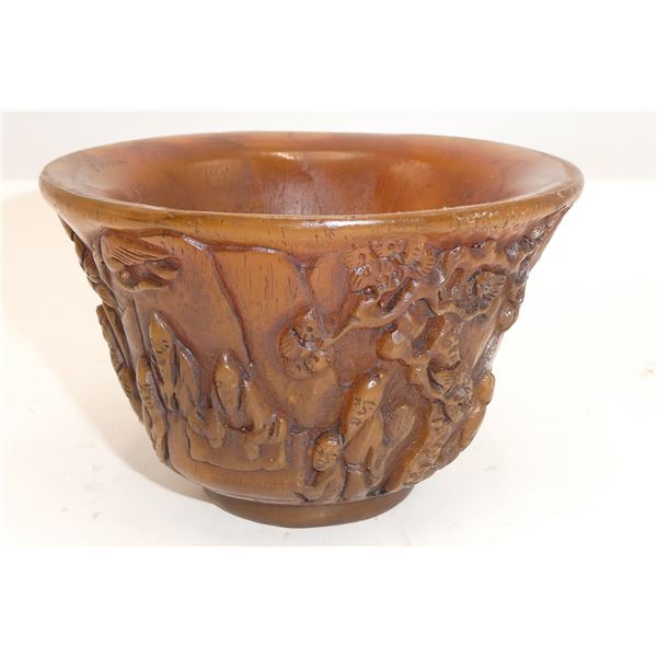 SINO-TIBETAN CEREMONIAL LIBATION CUP