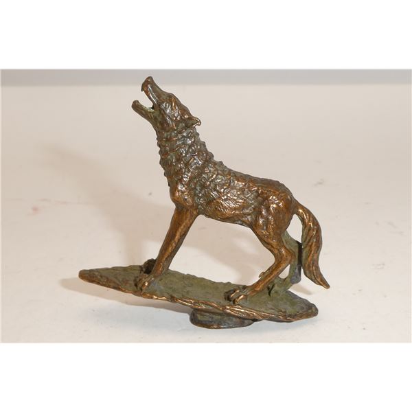 COPPER ALLOY WOLF ORNAMENT