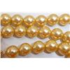 Image 3 : JAPANESE GOLDEN SHELL PEARL NECKLACE