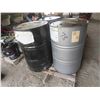Image 6 : 3  45 Gallon Metal Barrels 1090 Hydraulic Fluid + 