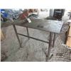 Image 4 : Steel Table 34"x22"x48" With Vise