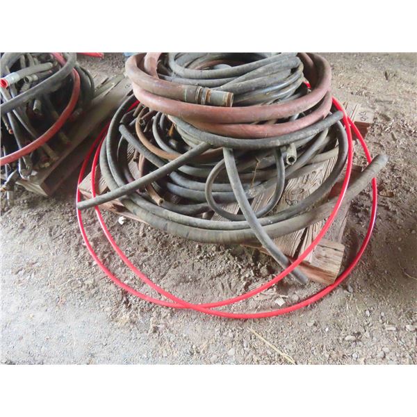 Pallet of Fuel Hoses, Some Under 1" Some Over 1"