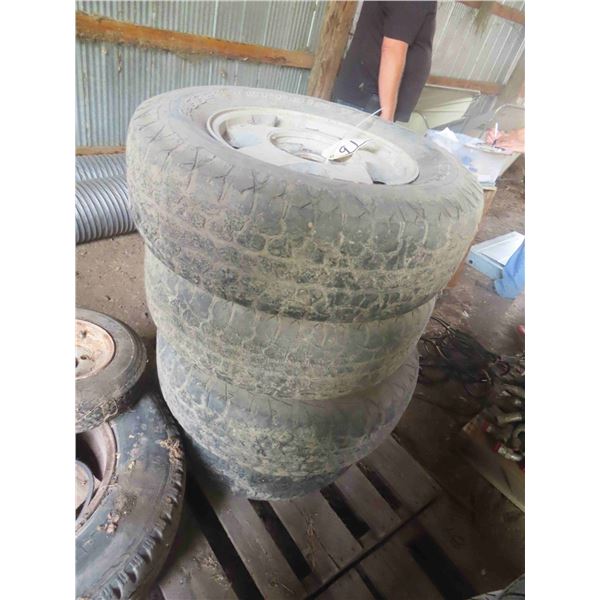 4 Tires: BF Goodrich P245/70/R16 With 6 Bolt Rims