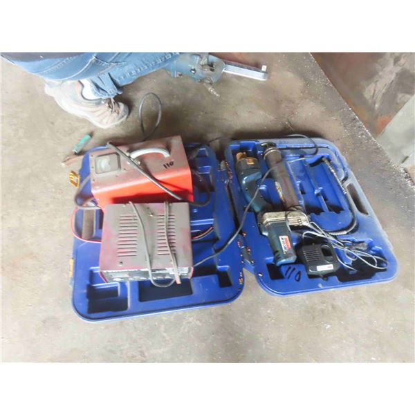 Lincoln Cordless 7.2V Grease Gun, 2 battery 