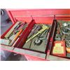 Image 13 : Rollaway 3 Piece Cabinet With C-clamps, Tap&Die Set