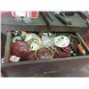 Image 8 : Tool Bench Full of Shop Items: Air Couplings, Trailer 