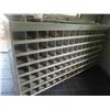 Image 1 : Double Sided Pigeon Holed Cabinet 50"x 96"x 20" Full of Screws, 