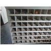 Image 3 : Double Sided Pigeon Holed Cabinet 50"x 96"x 20" Full of Screws, 