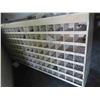 Image 7 : Double Sided Pigeon Holed Cabinet 50"x 96"x 20" Full of Screws, 