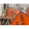 Image 12 : Construction/Traffic Warning Signs: Construction Ahead, No