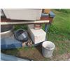 Image 3 : Patio Umbrella, Yard Decor, Helmet, Jugs, Rolling Work 