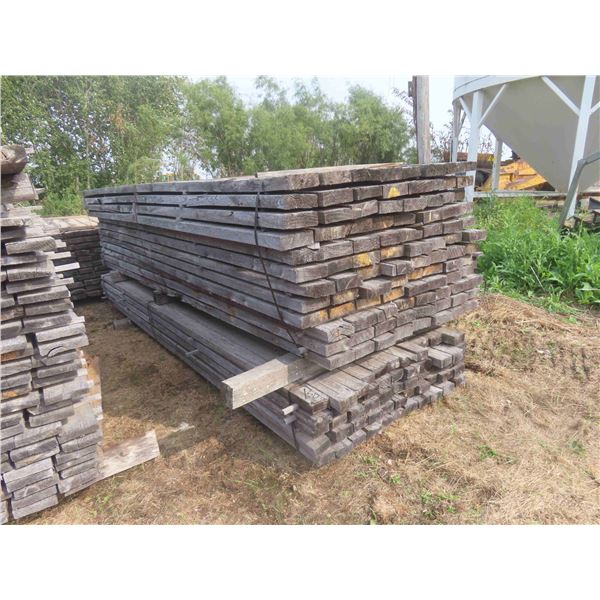 200 Pieces Rough Cut Lumber 2"x 6"x 12ft , 2"x 4" - Stored