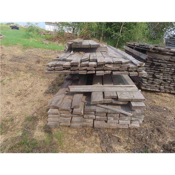 125 Pieces Rough Cut Lumber 10-16ft Long 2"x 6", 