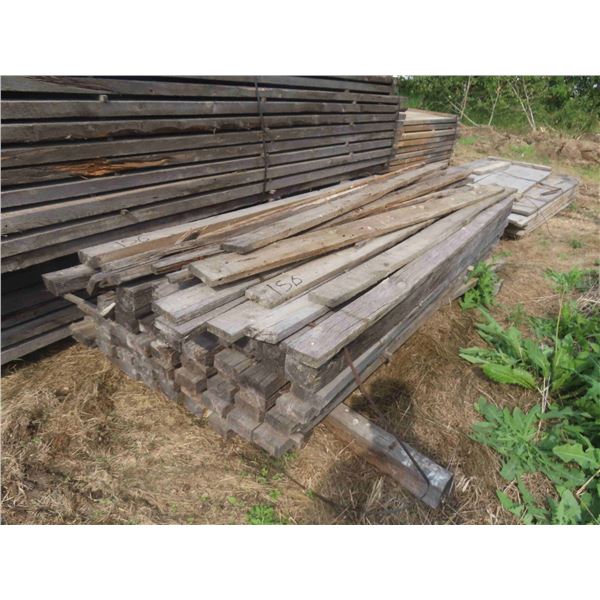 50 Pieces Rough Cut Lumber 2"x 2", 4"x 4", 1"x