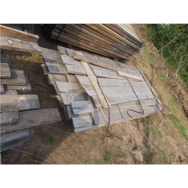 50 Pieces Rough Cut Lumber 1"x 6"x 8ft & 