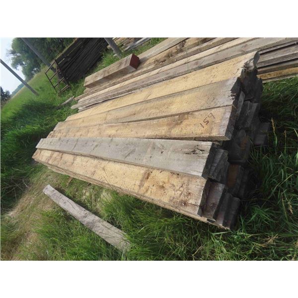 40+ Pieces Rough Cut Lumber 2"x 8"x 