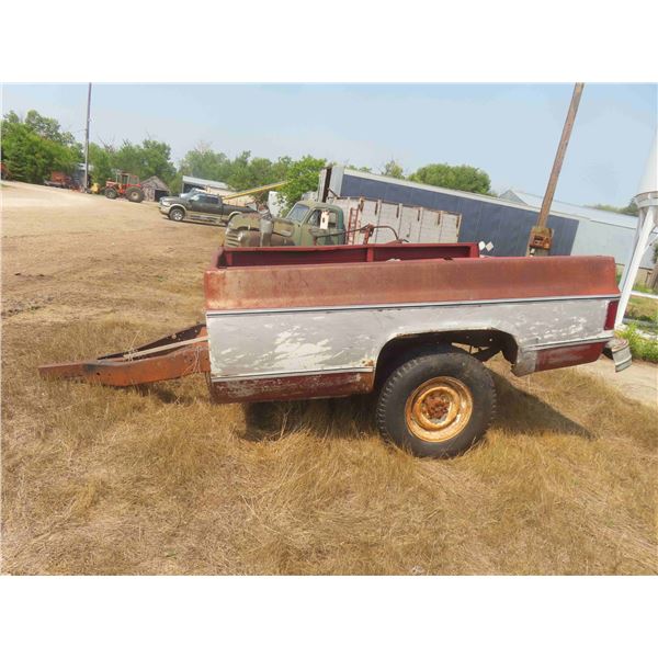Chevy Truck Box Trailer With 3/4 Ton Chassis- 
