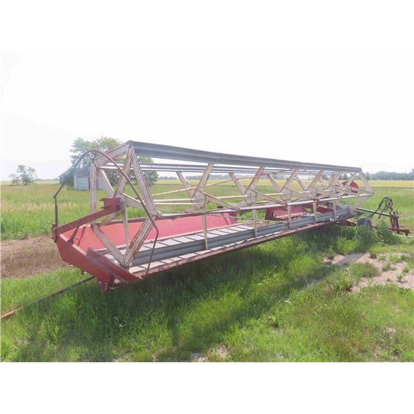 International 75 Pull Type 24ft Swather