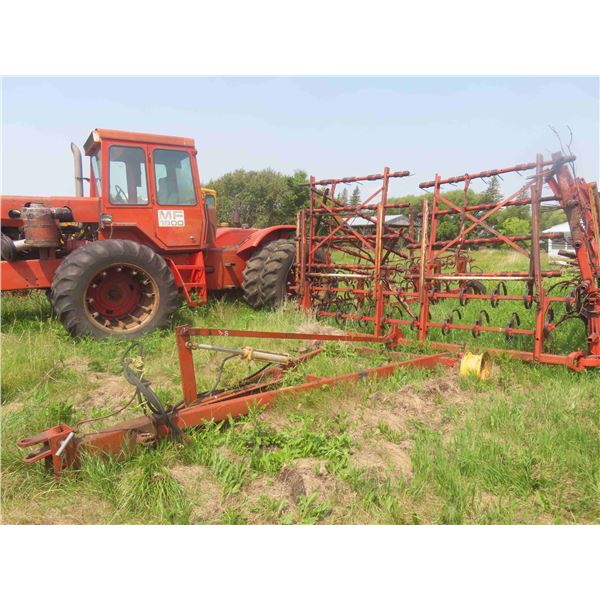 Multi Harrow Cockshutt- Model: 13452 48ft, Missing Tires 