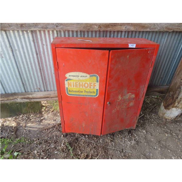 Metal Locking Automotive Cabinet 36'' x 30'' x 10'' with 