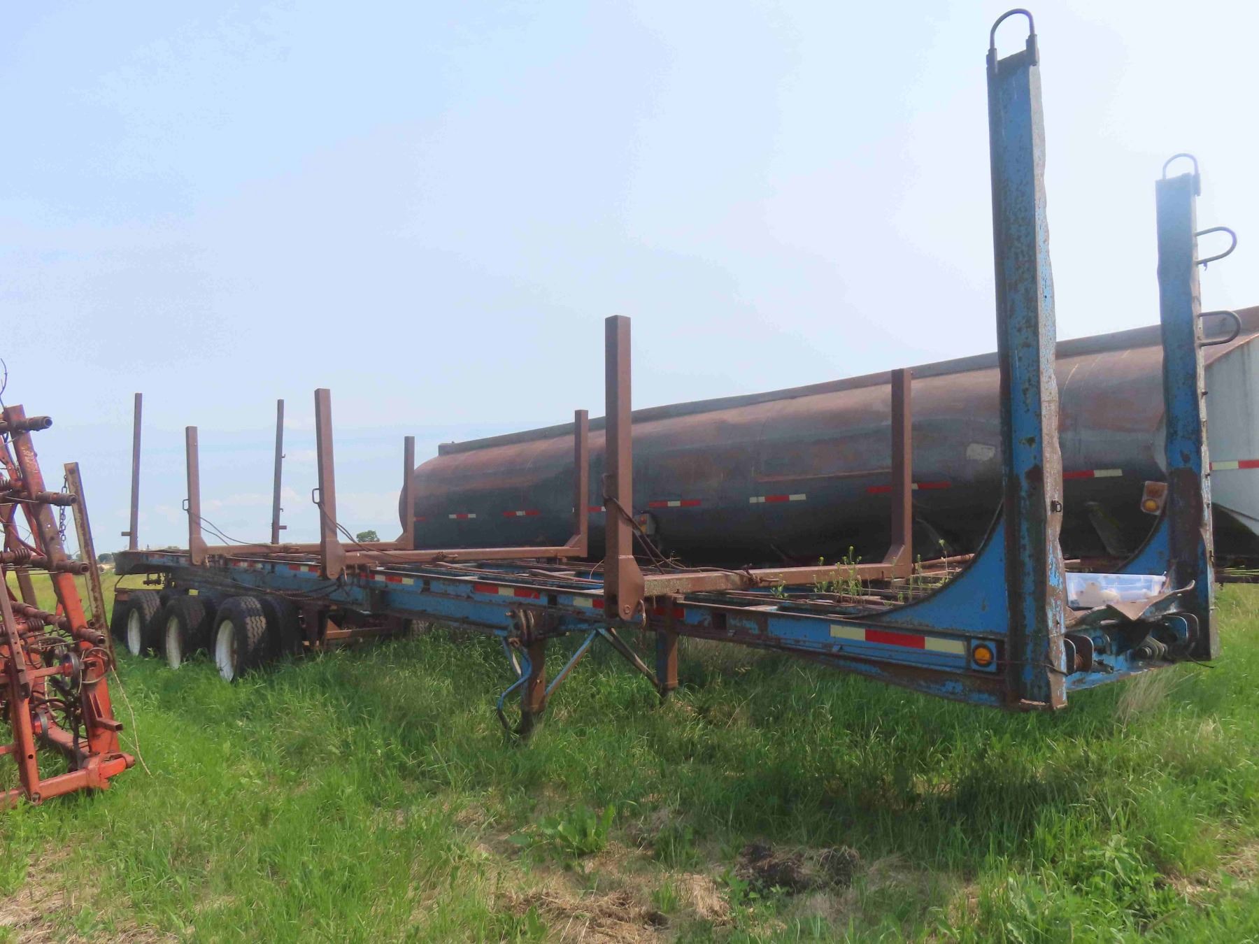 Southern Pulp Racks 1974 Arnes Triple Axle Semi Trailer 44ft | Pulp Racks | TOD | Serial ...
