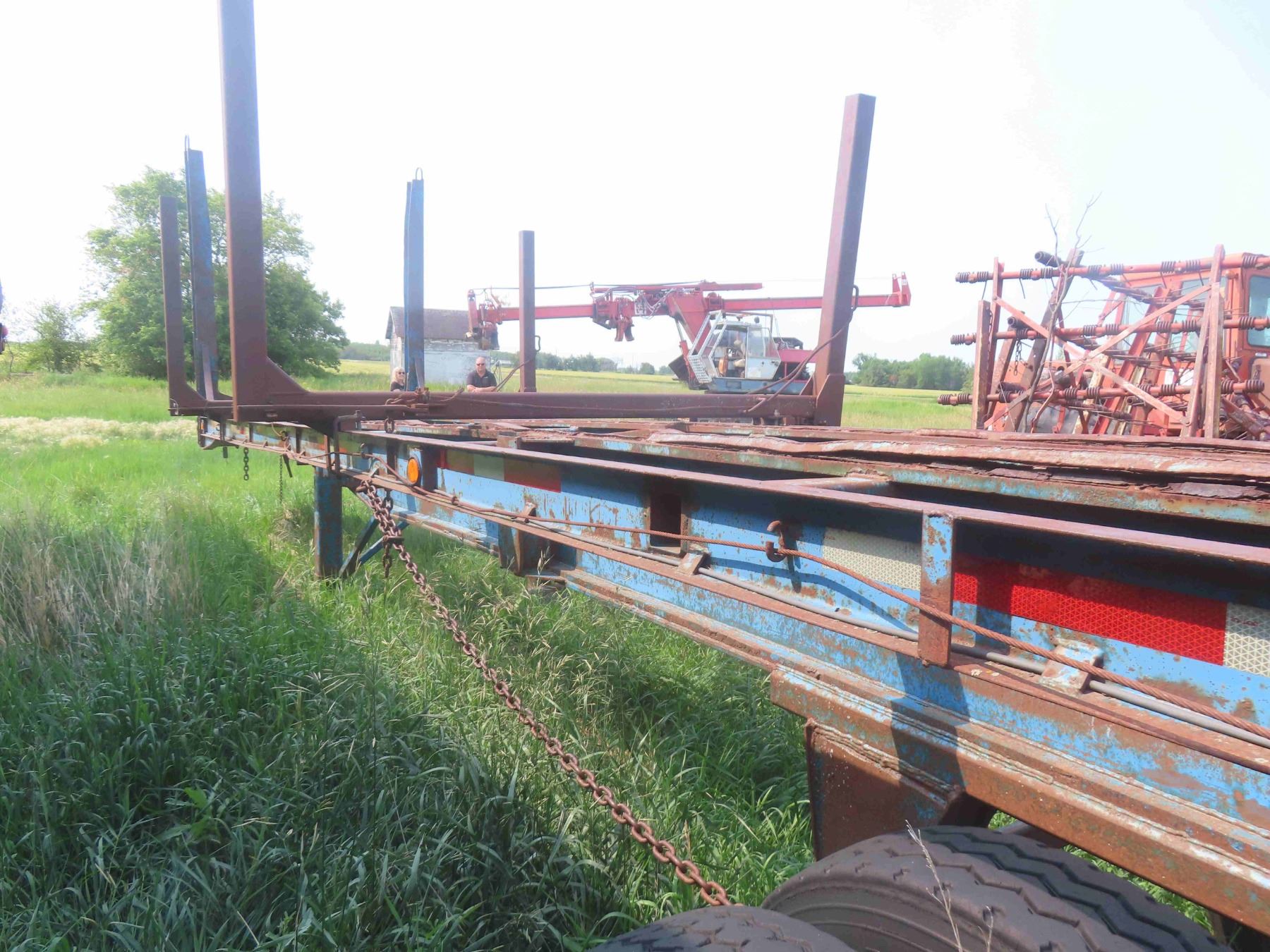 1974 Arnes Triple Axle Semi Trailer 44ft | Pulp Racks | TOD | Serial# 8632