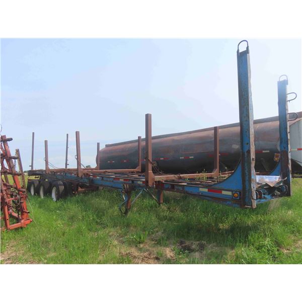 1974 Arnes Triple Axle Semi Trailer 44ft | Pulp Racks | TOD | Serial# 8632 