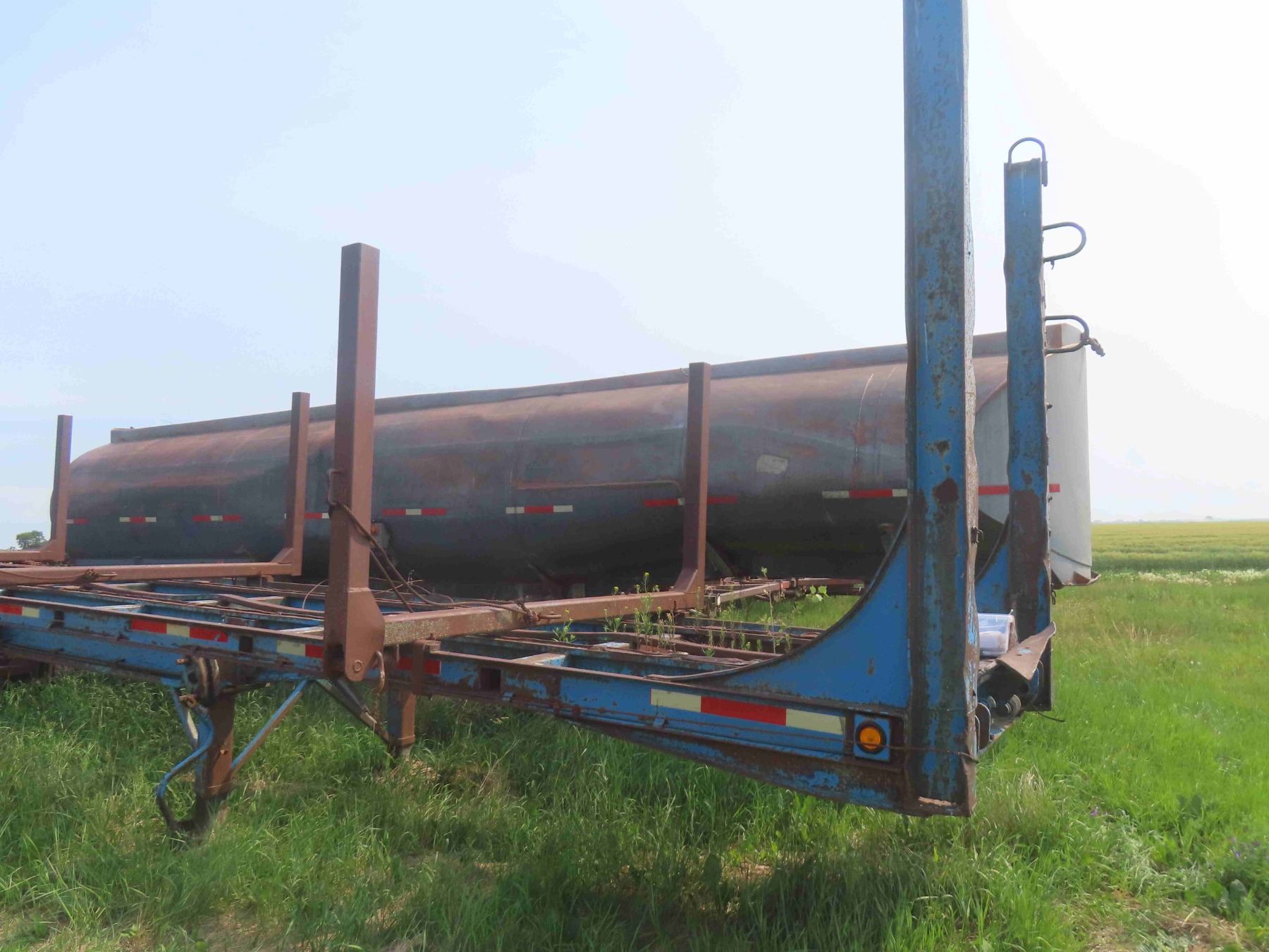 1974 Arnes Triple Axle Semi Trailer 44ft | Pulp Racks | TOD | Serial# 8632