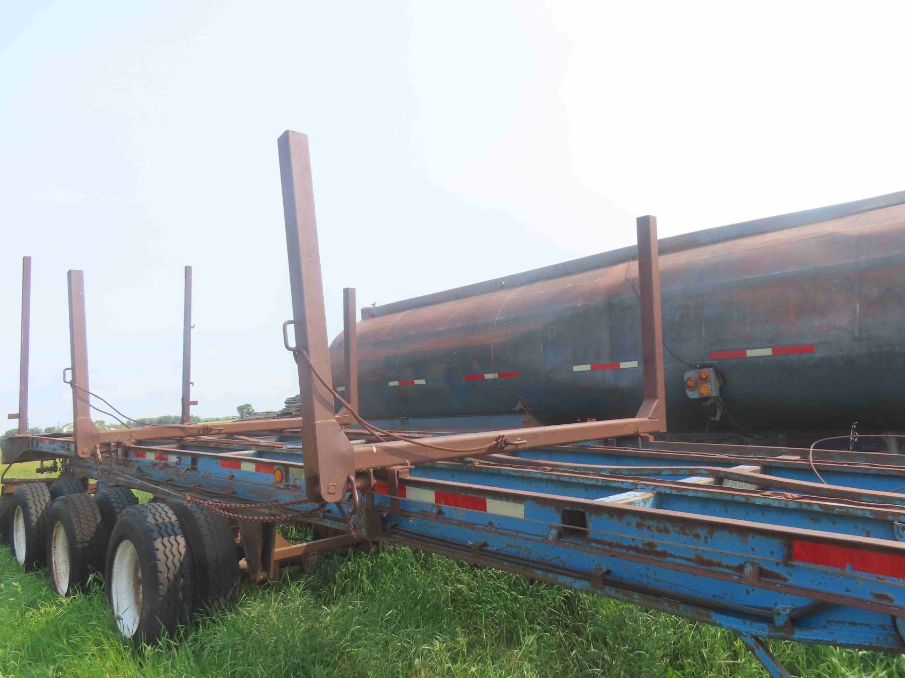 Southern Pulp Racks 1974 Arnes Triple Axle Semi Trailer 44ft | Pulp Racks | TOD | Serial ...