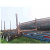 Image 4 : 1974 Arnes Triple Axle Semi Trailer 44ft | Pulp Racks | TOD | Serial# 8632 