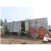 Image 1 : Jobsite/Storage Trailer 42 Ft Tandem  | Rear & Side Doors | Inside 300 + 500 Gallon Tanks | Some Lum