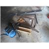 Image 1 : Saws, Squares, levels, Wrecking Bar & Welding Mask