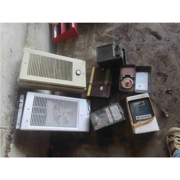 Wall Mount Electric Heaters, Electric Timers & 2 Pump Switch