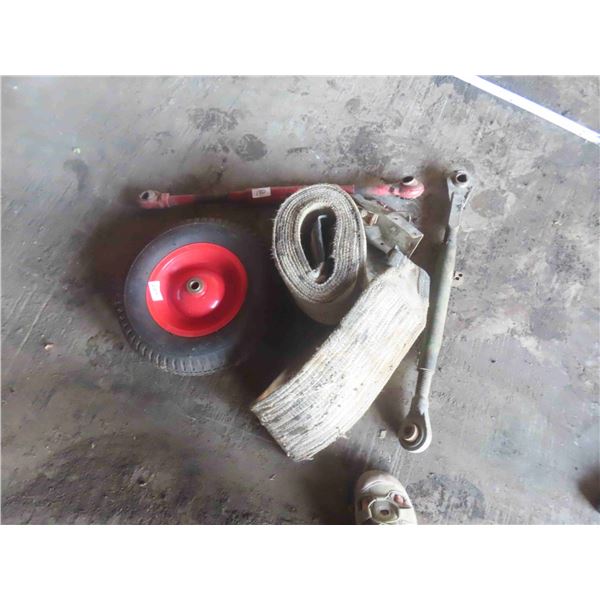 2"x 3" Point Hitch Stabelizing Bars, HD Tow Strap & 