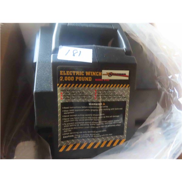 New Sparber 2000LB Electric Winch 12V