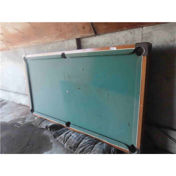 54"x 96" Pool Table, Needs Cleaning & 4 Legs