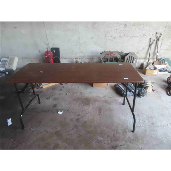 60"x 24" Folding leg Table