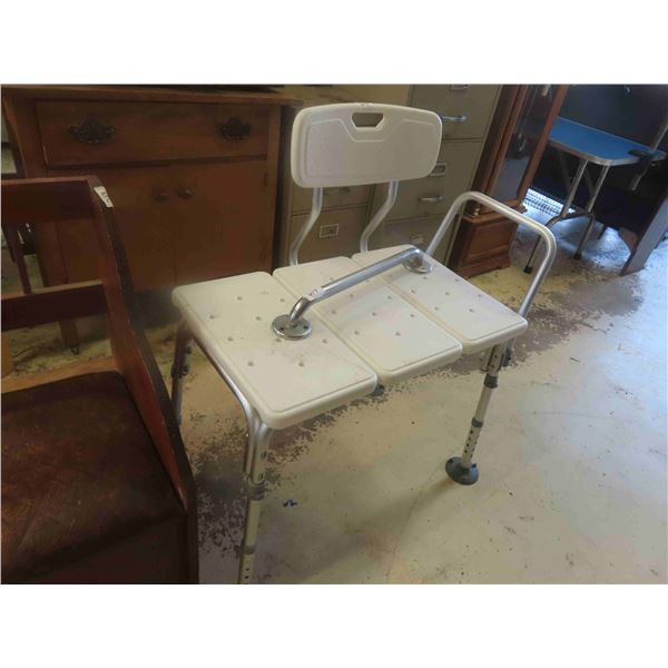 Bath Safety Chair + Safety Grab Bar