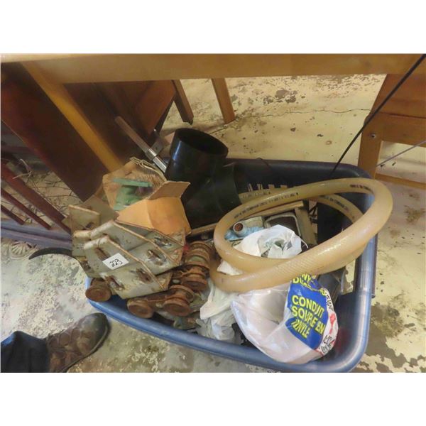 Door Rails, Plumbing Supplies & Circulating Pump