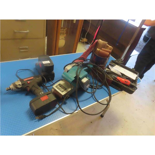 Makita Belt Sander, Craftsman 1/2" Impact 10.2V 